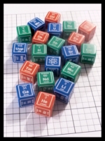 Dice : Dice - 6D - Eric Harshbarger - Periodic Table Dice - Direct buy Sept 2013